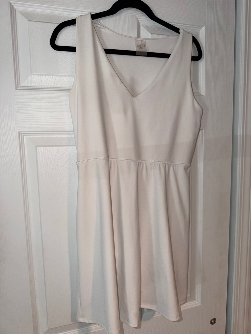 Calia white V-Neck athletic dress